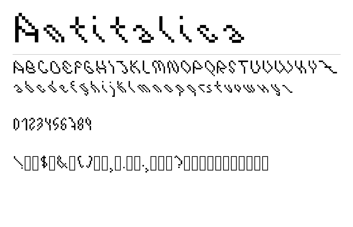 Antitalica Font preview