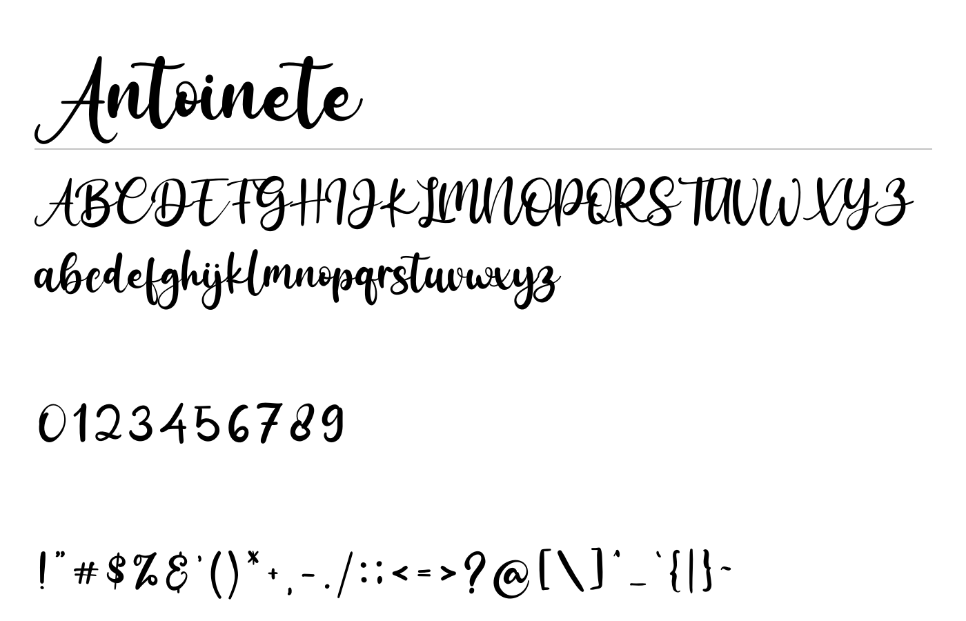 Antoinete Font preview