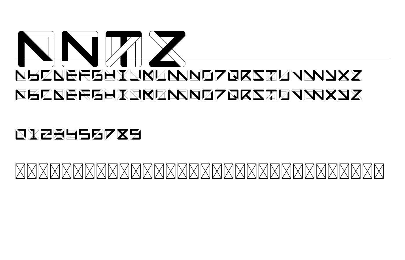 ANTZ Font preview