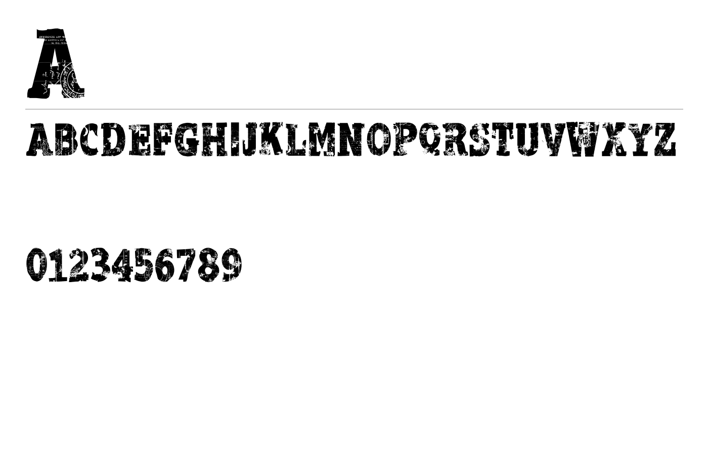Apocalypse Font preview