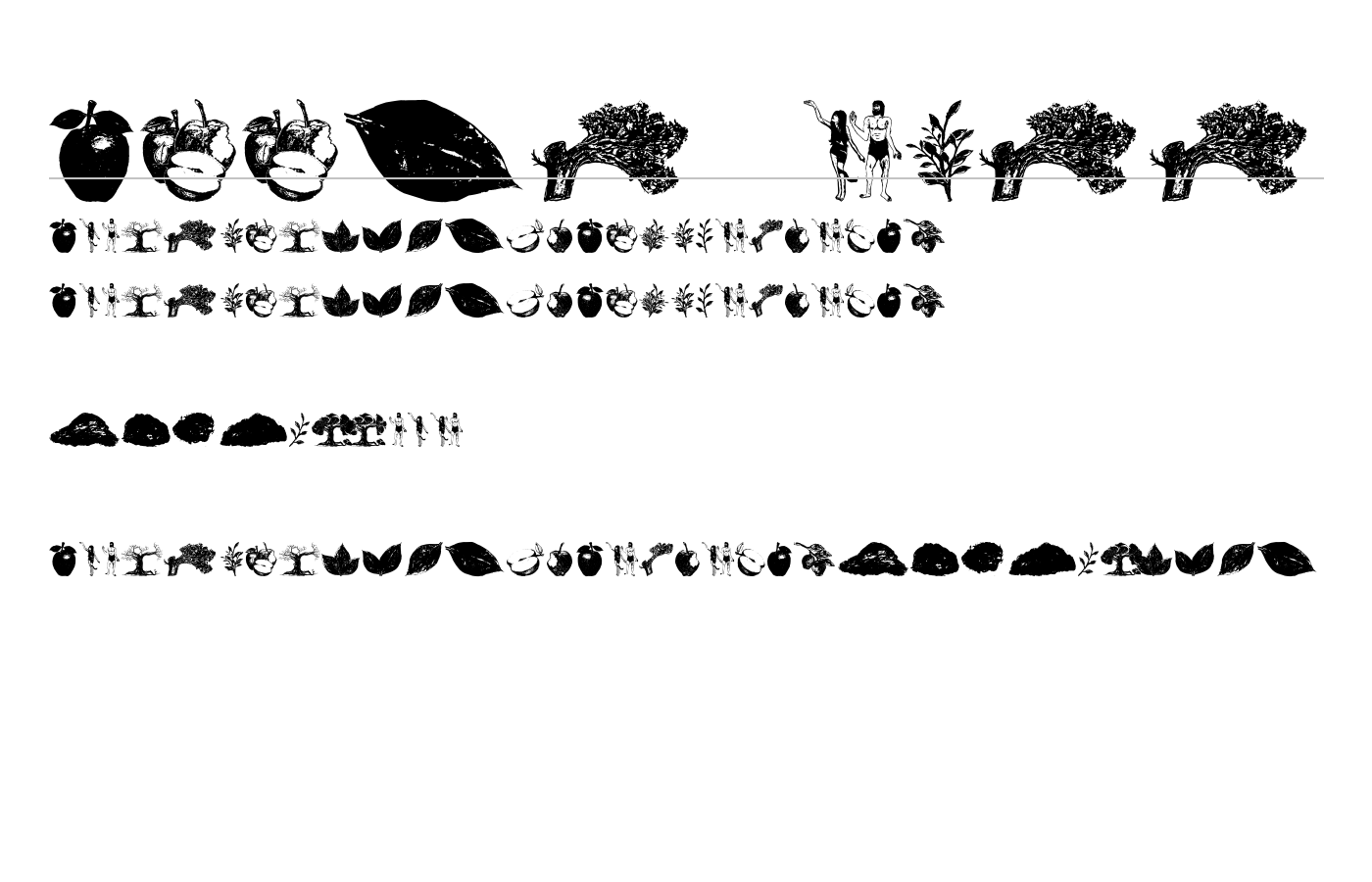 Apple Tree Font preview