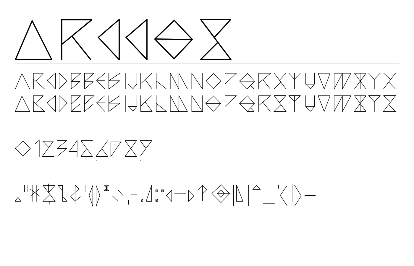 Arccos Font preview