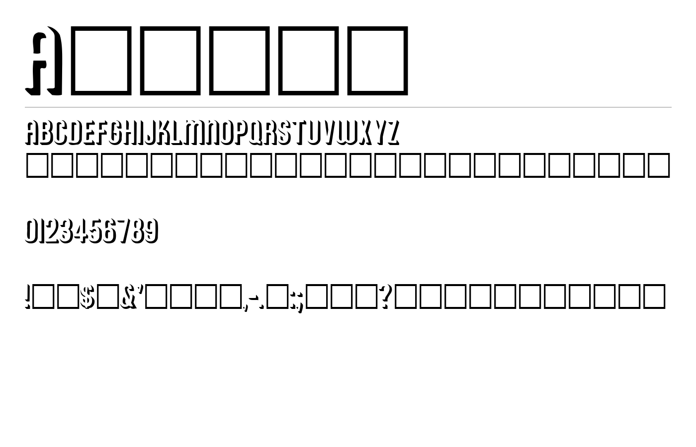 Archer Font preview