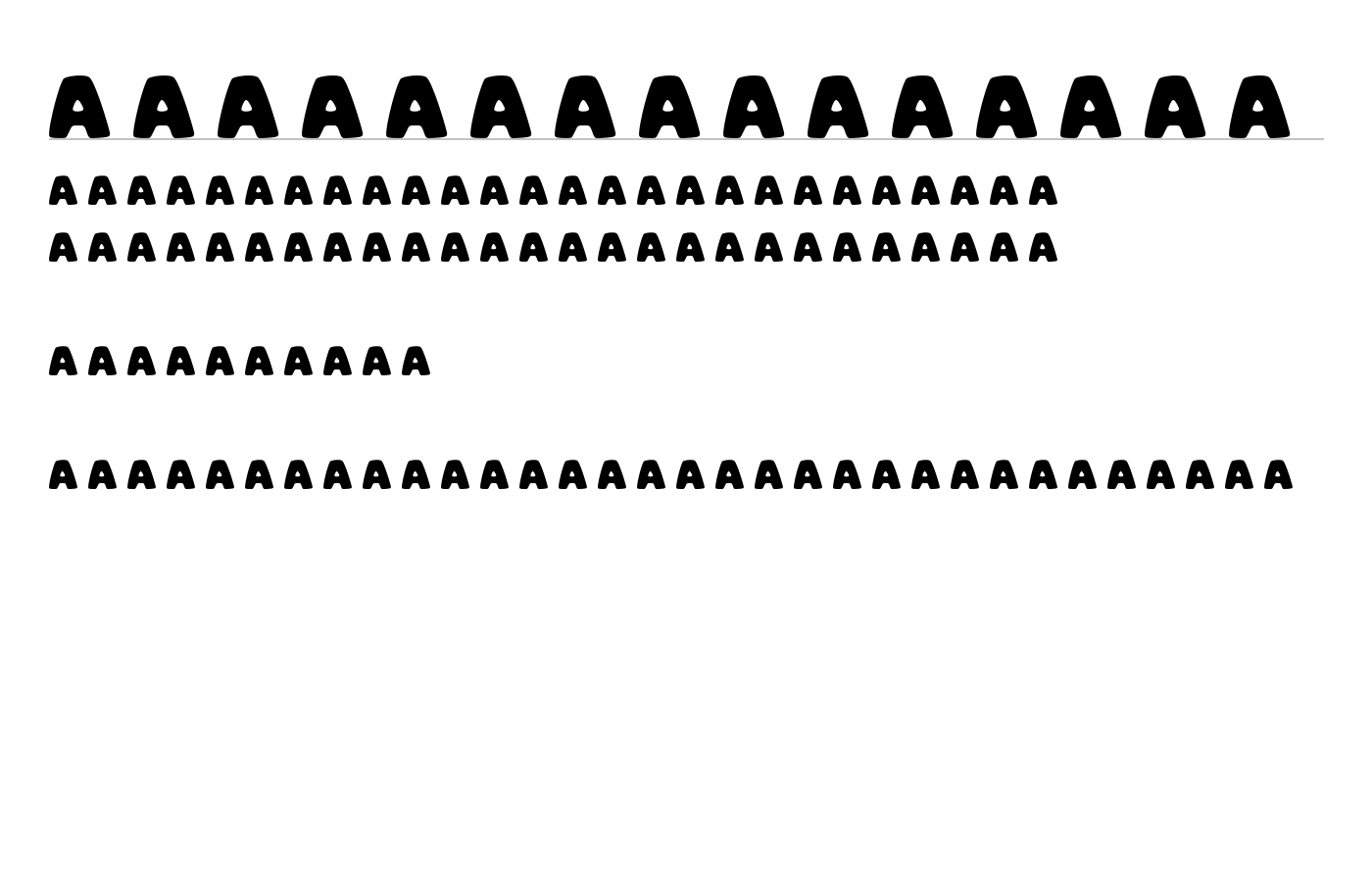 ARCO Typography Font preview