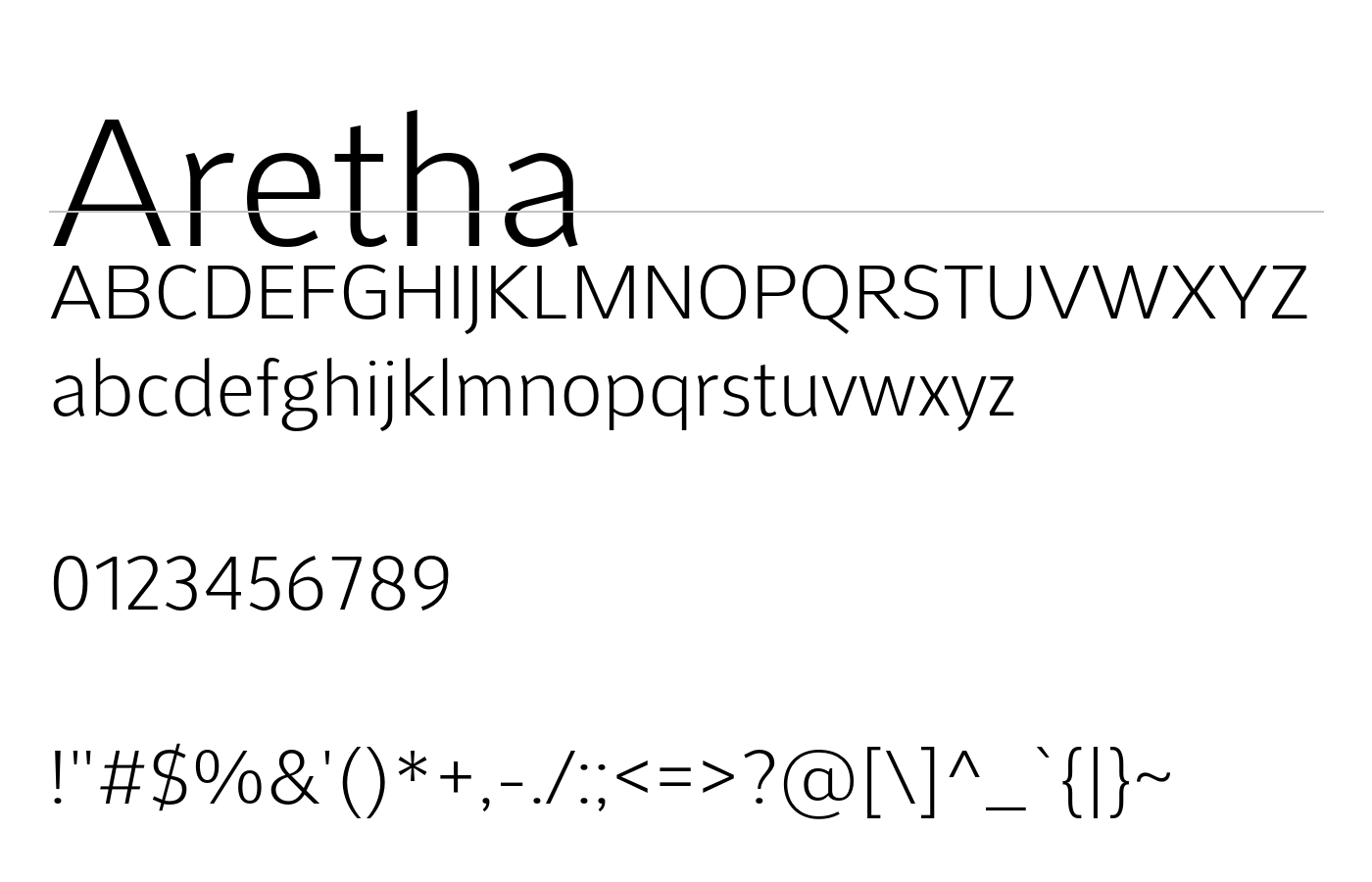 Aretha Font preview
