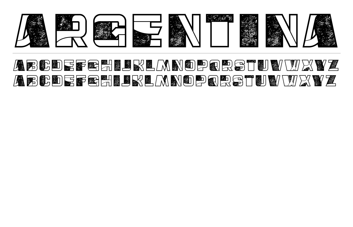 Argentina Font preview