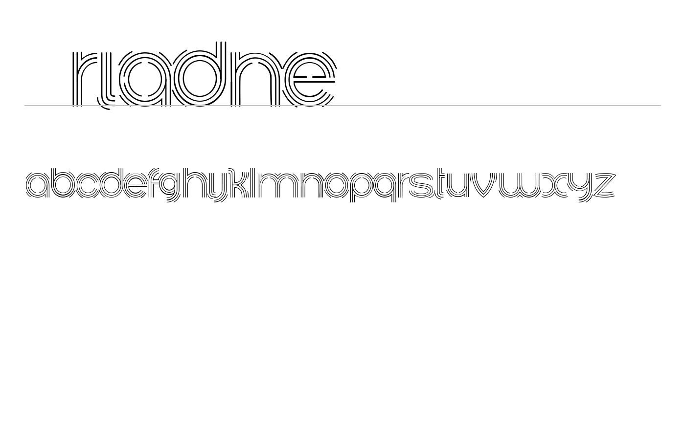 Ariadne Font preview