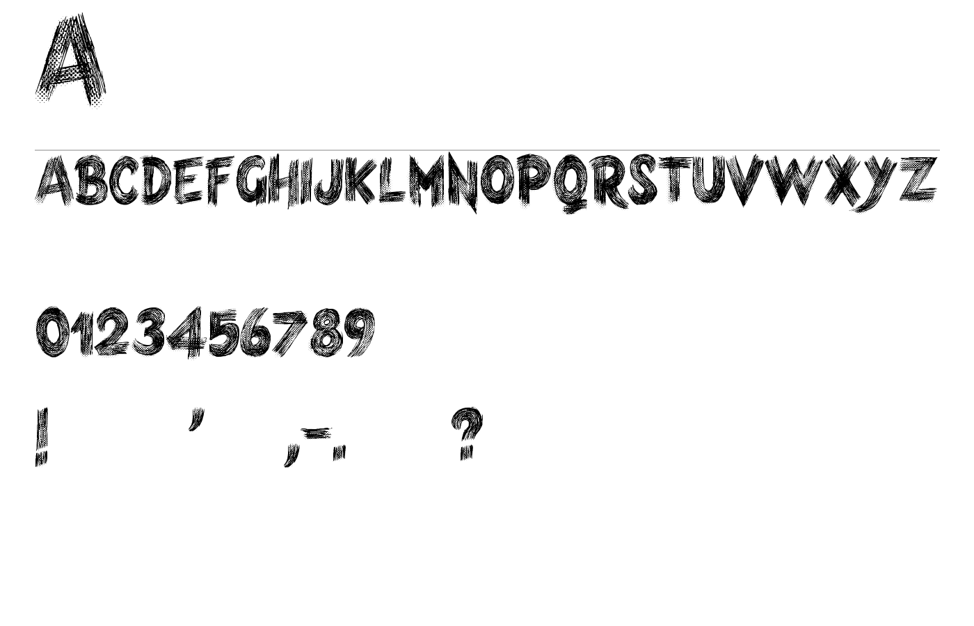 Armagedon Font preview