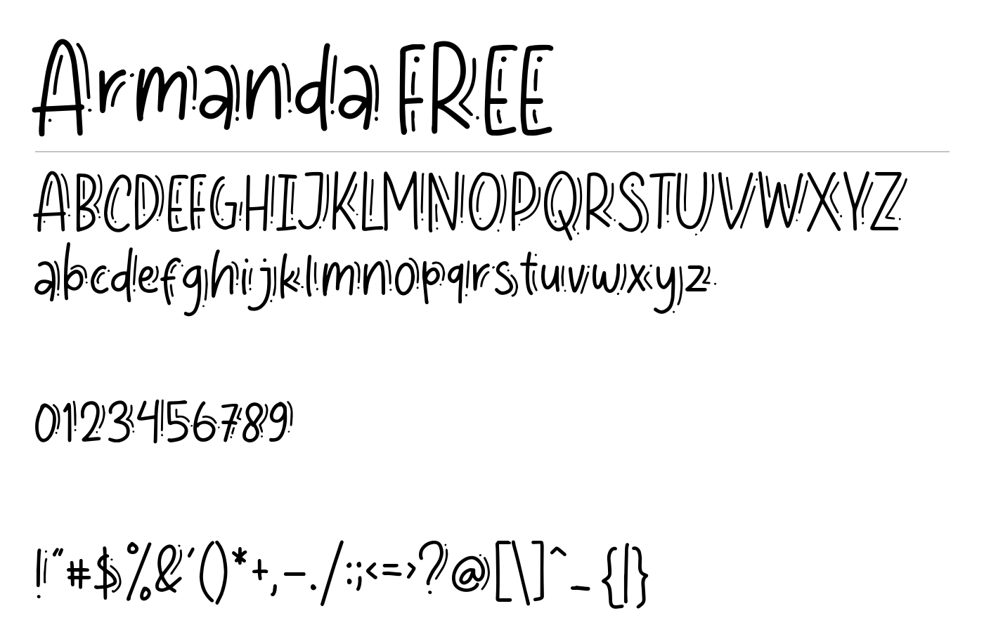 Armanda Font preview