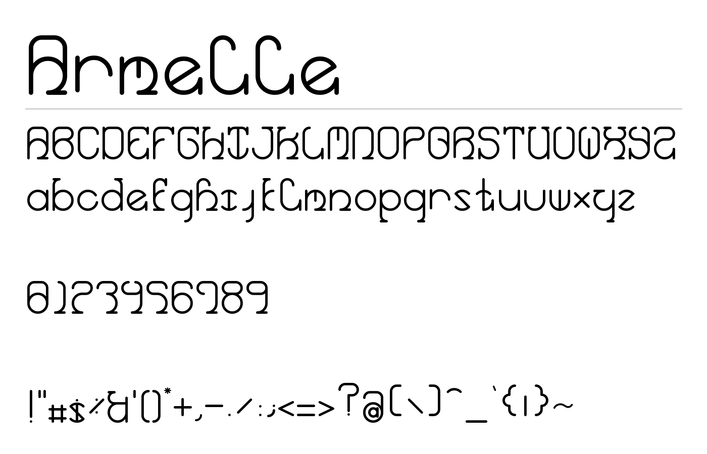 Armelle Font preview