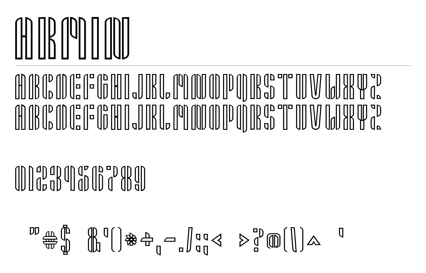 Armin Font preview