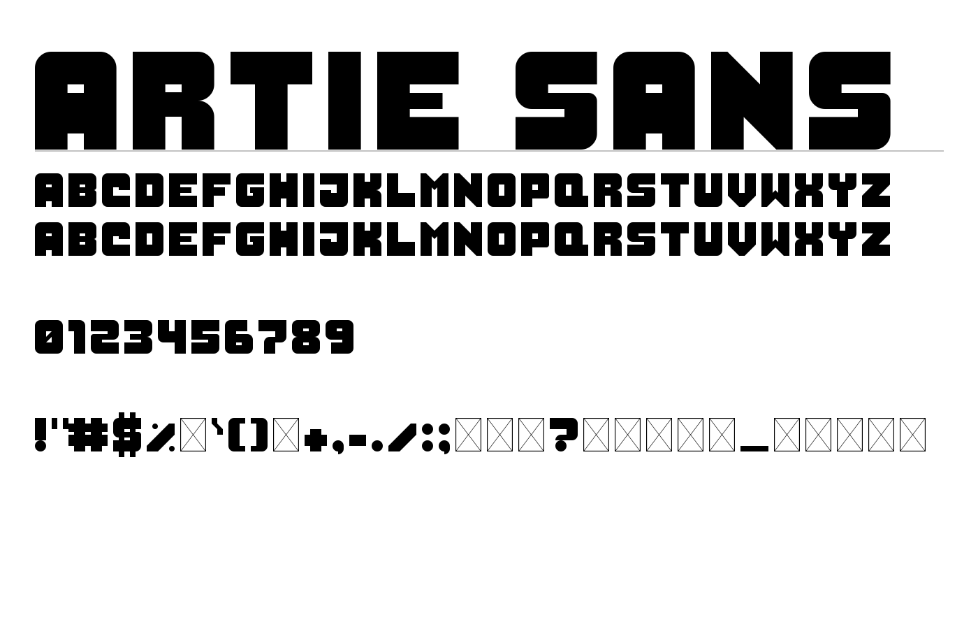 Artie Sans Font preview