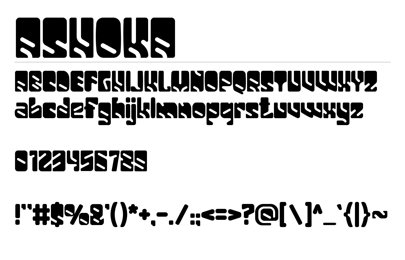 ASHOKA Font preview
