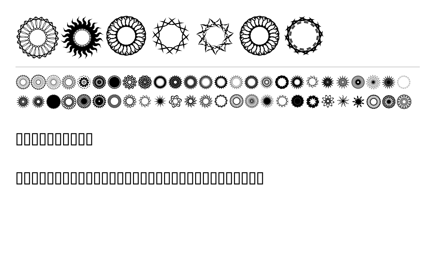 Asorion Font preview