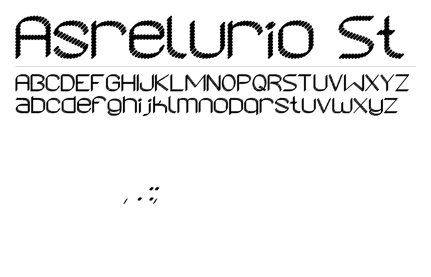 Asrelurio St Font preview