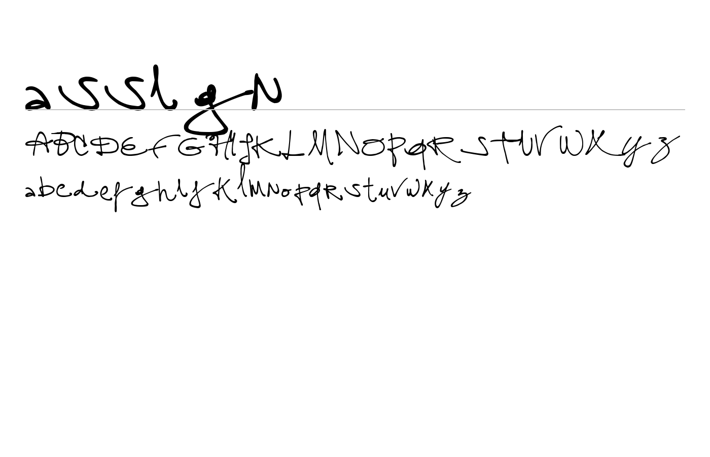 assign Font preview