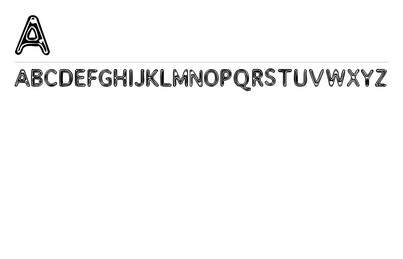 Assimilate Font preview