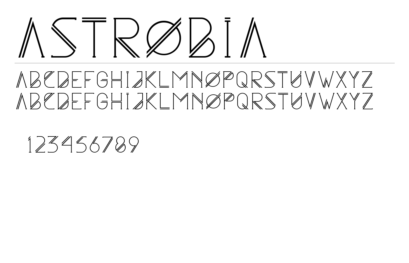 Astrobia Font preview