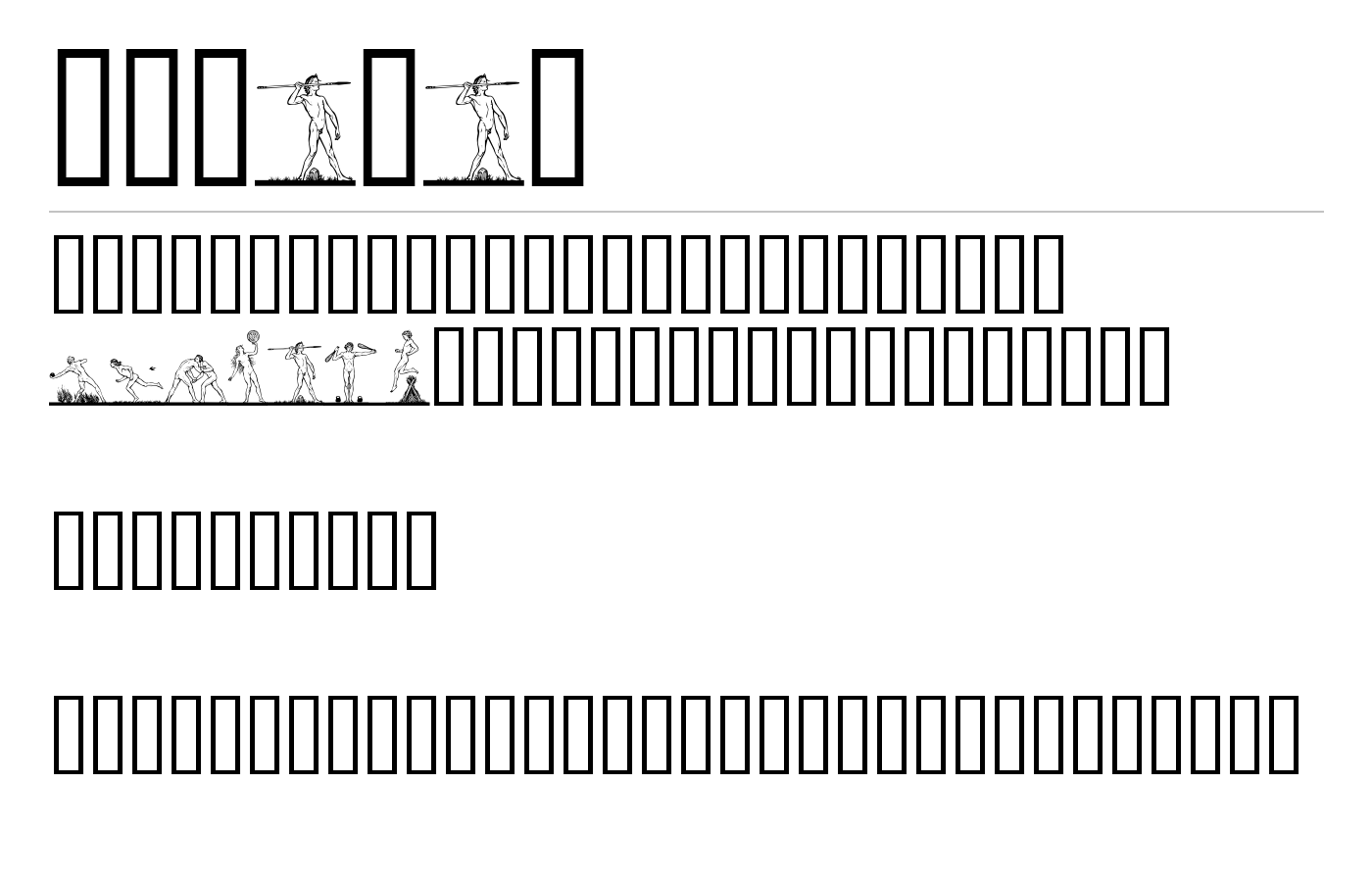 Atleter Font preview