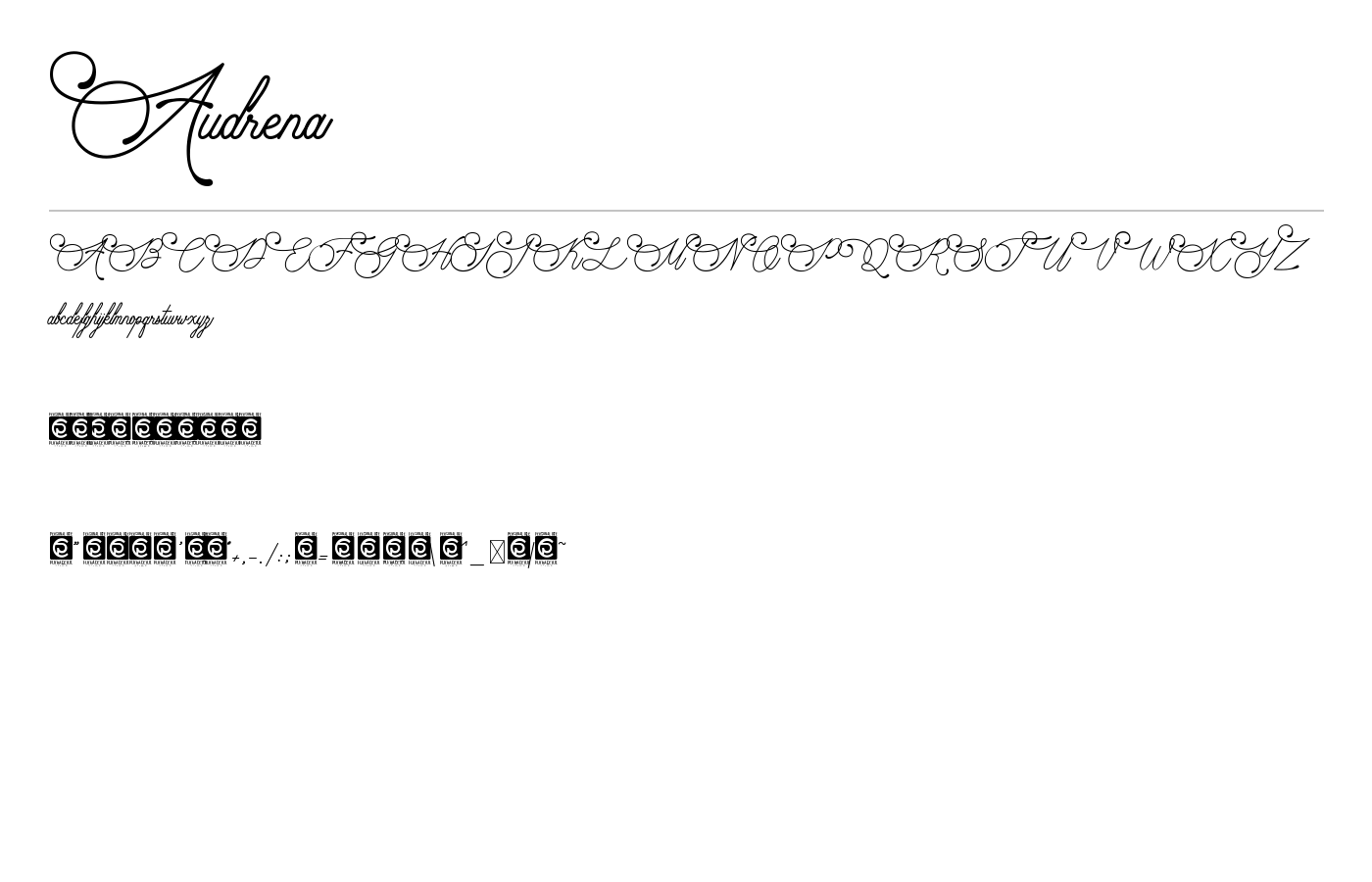 Audrena Font preview