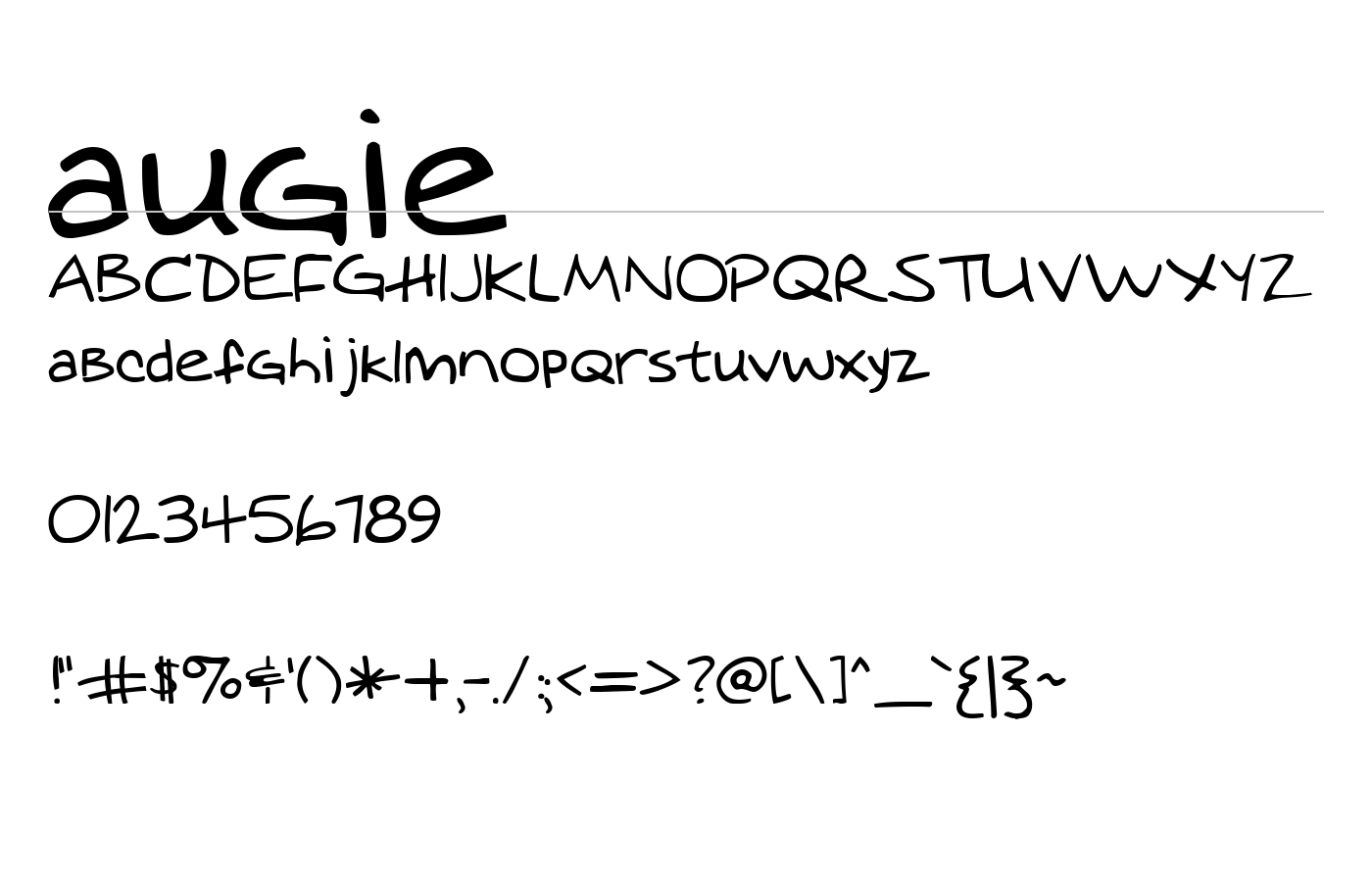 augie Font preview