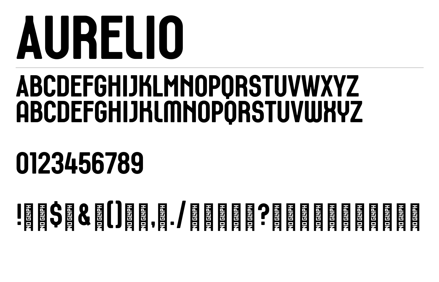 Aurelio Font preview