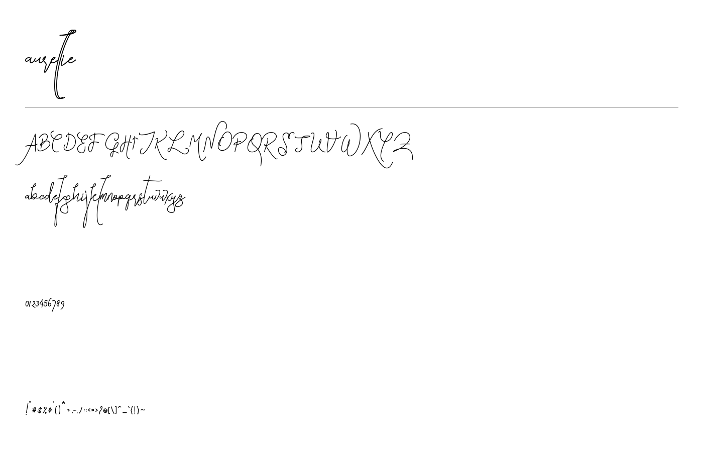 aurellie Font preview