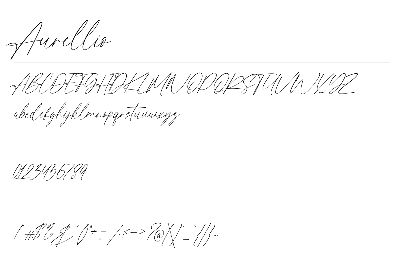 Aurellio Font preview