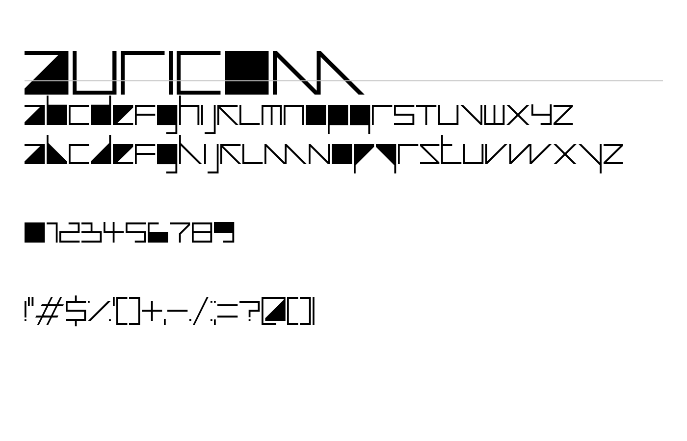 Auricom Font preview