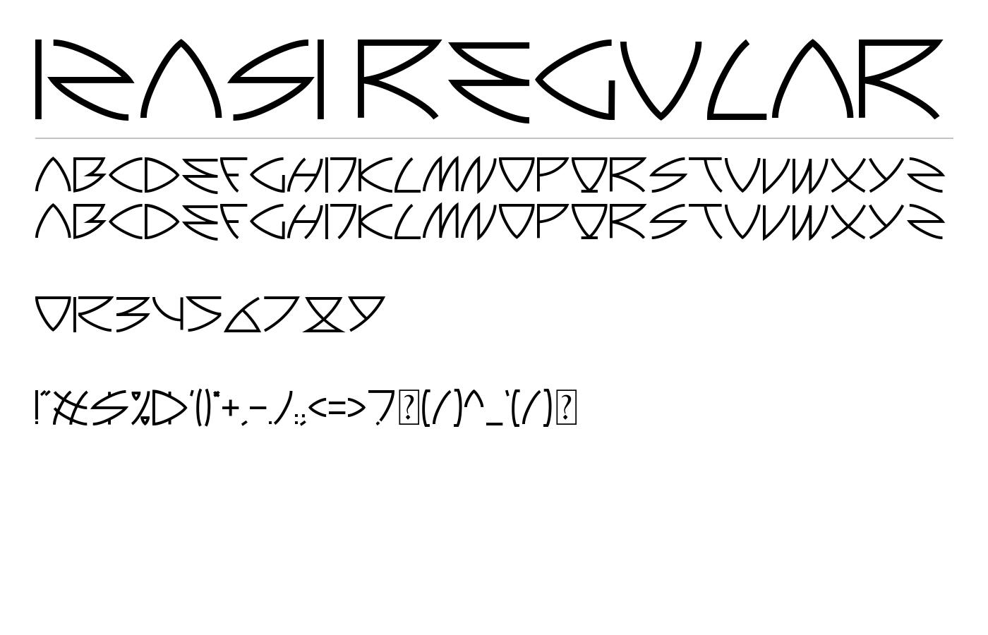 Auriga Font preview