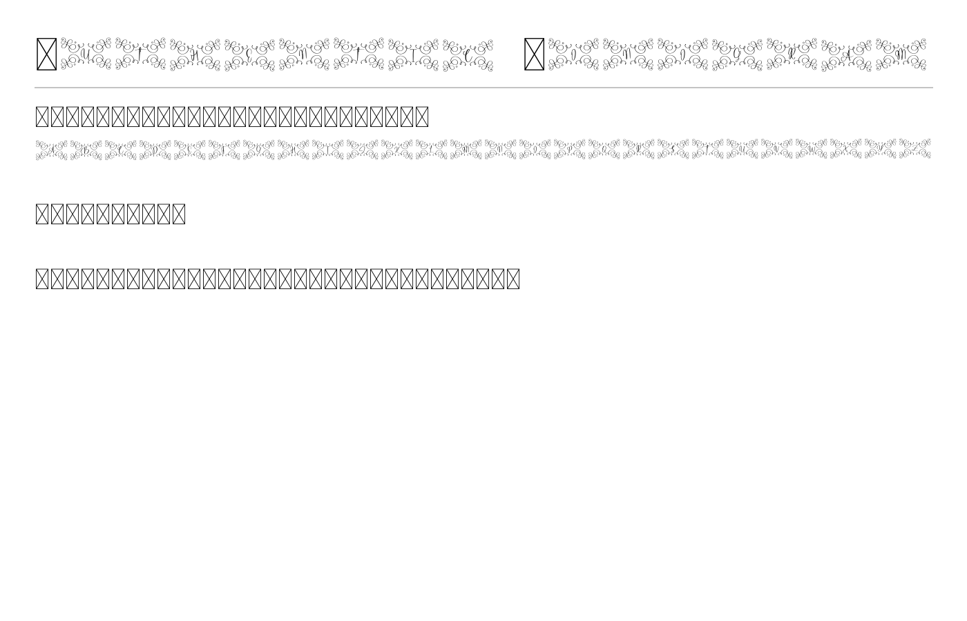 Authentic Monogram Font preview