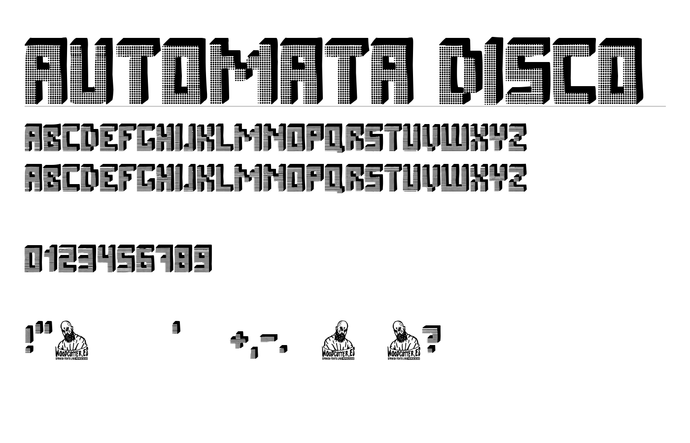 Automata Disco Font preview