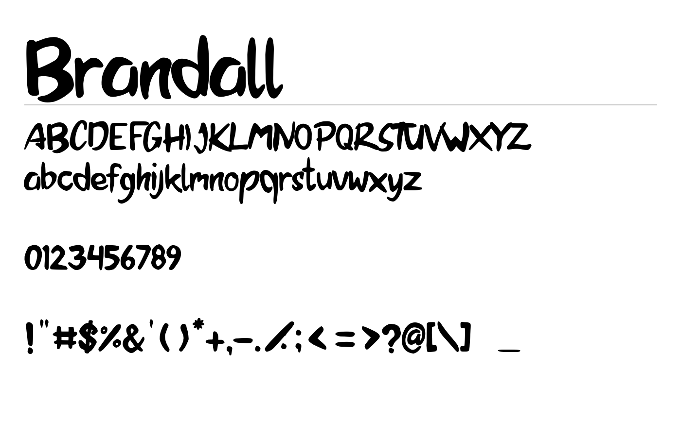 Autumn Display Font preview