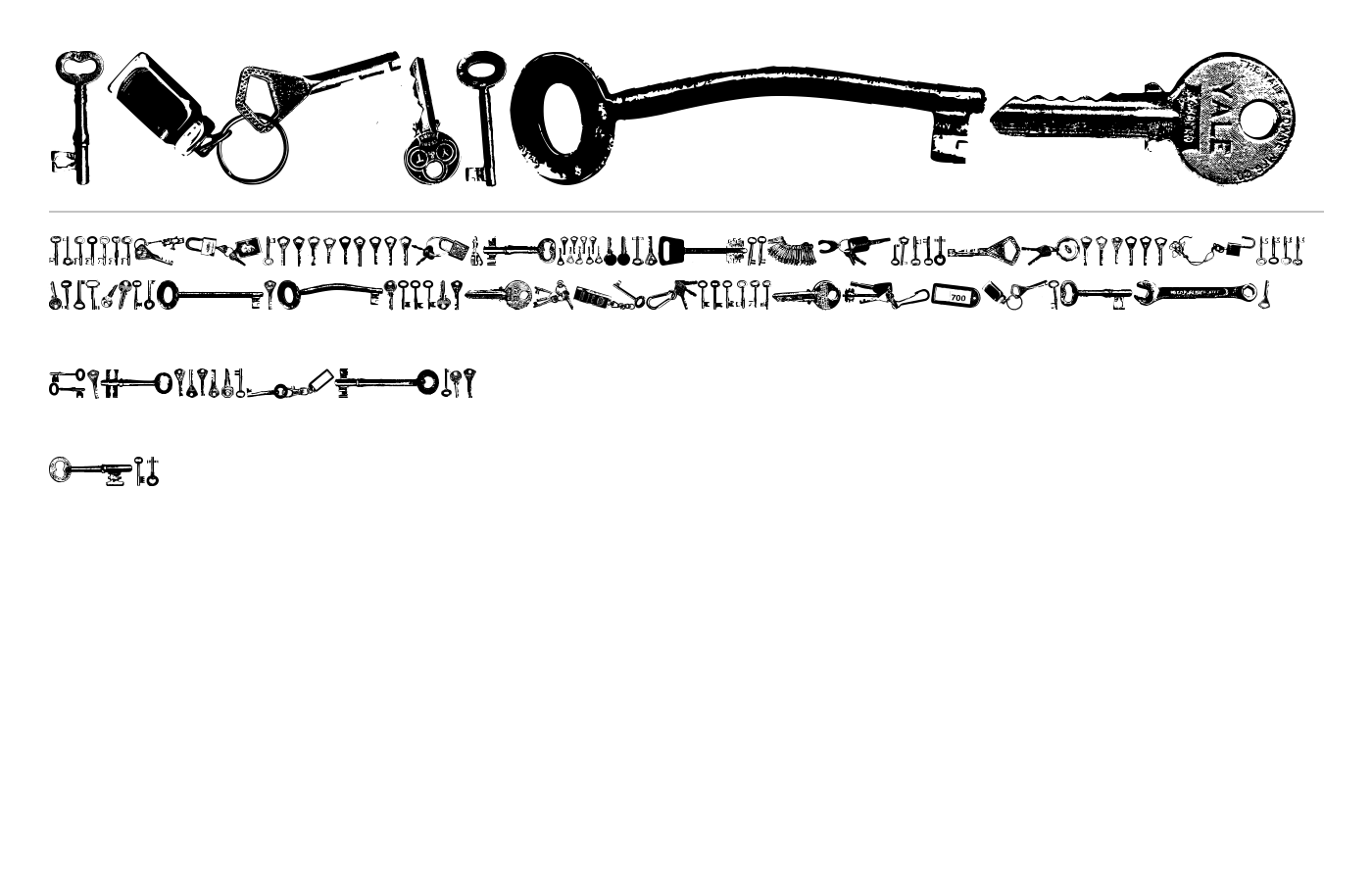 Avain Font preview