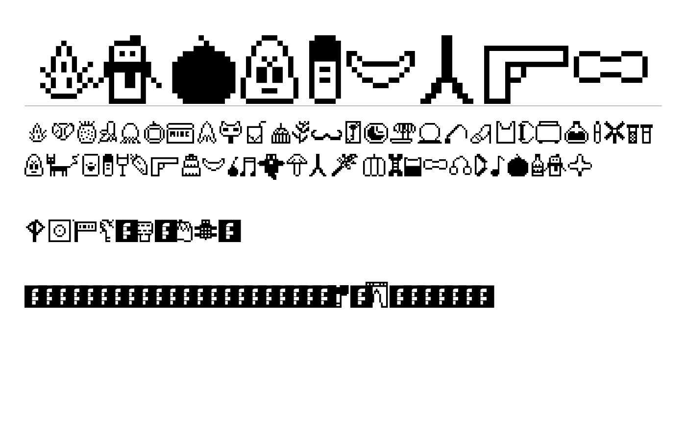 Aywadings Font preview