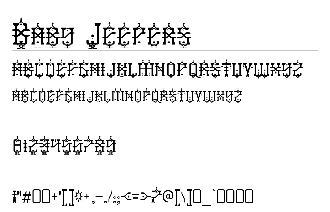 Baby Jeepers Font preview