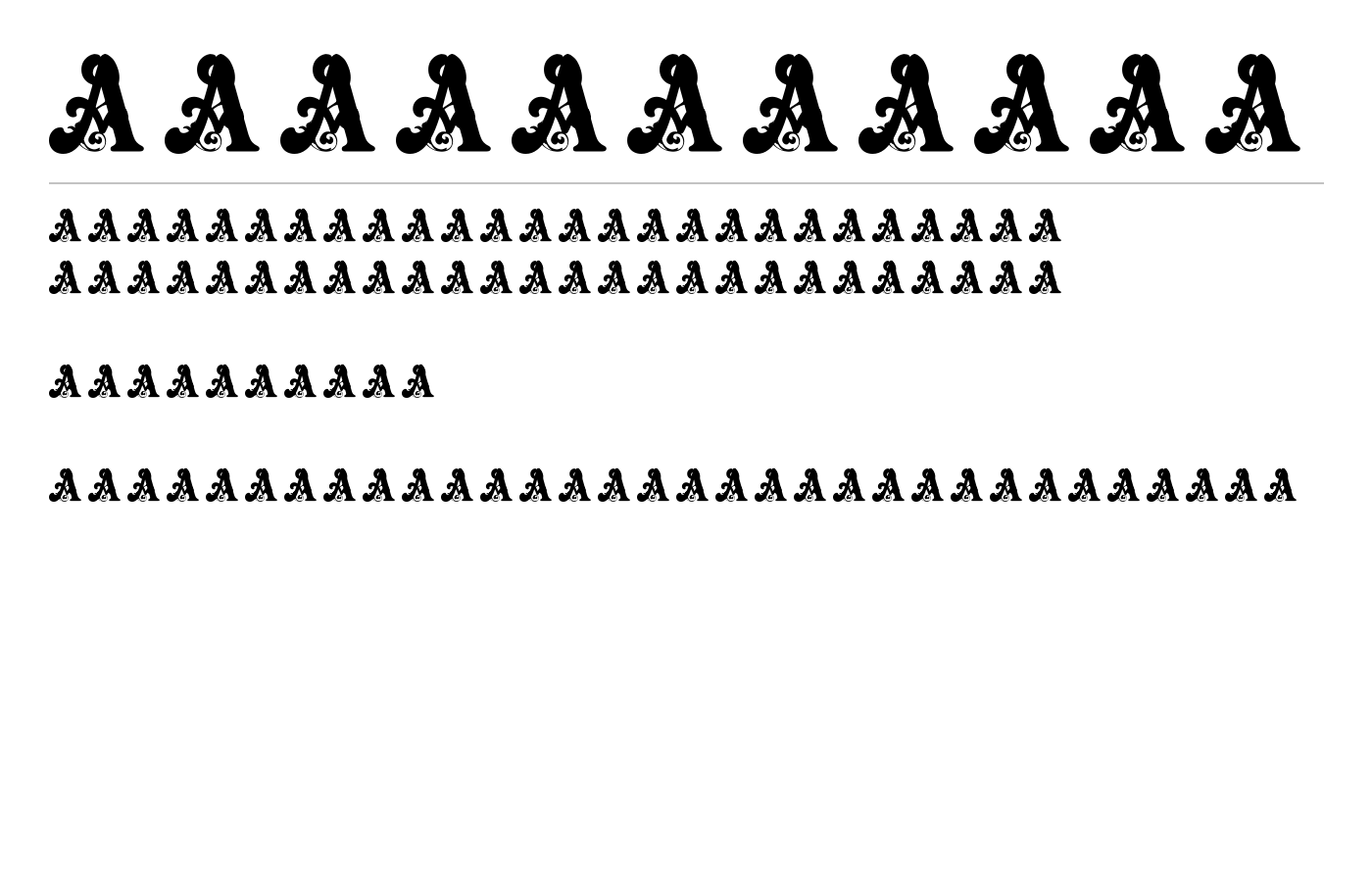 baby pirate Font preview