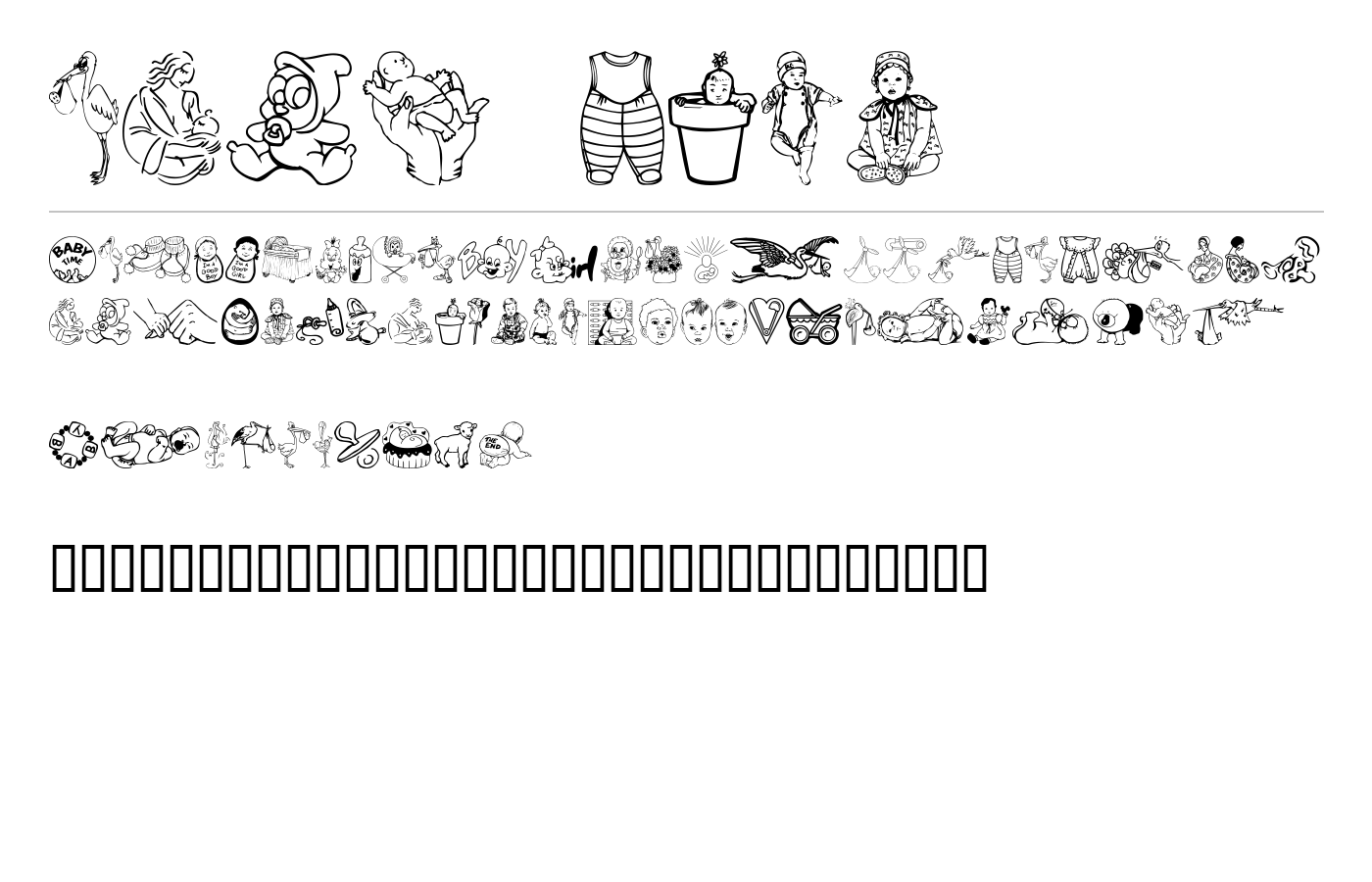 Baby Time Font preview