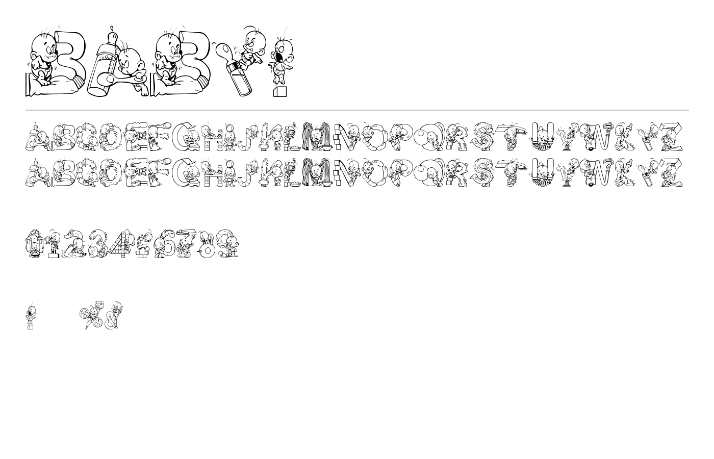 Baby! Font preview