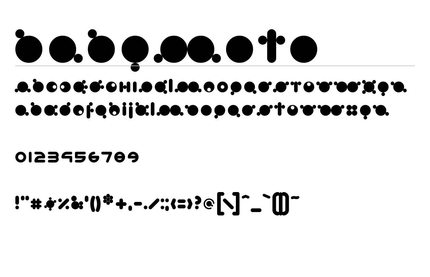 Babymoto Font preview