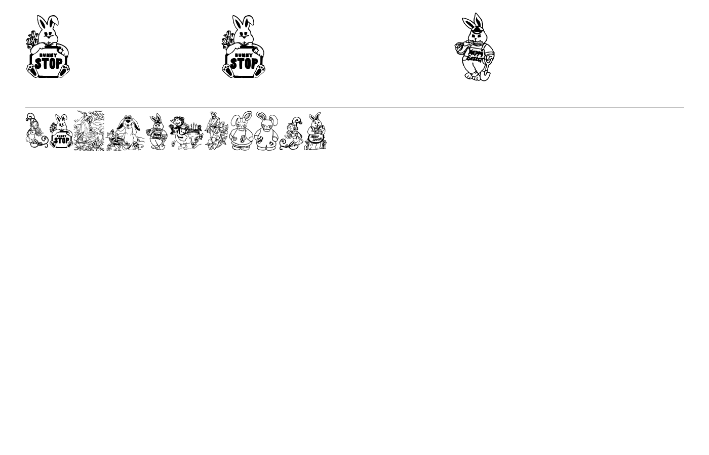 BabysBreathEaster Font preview
