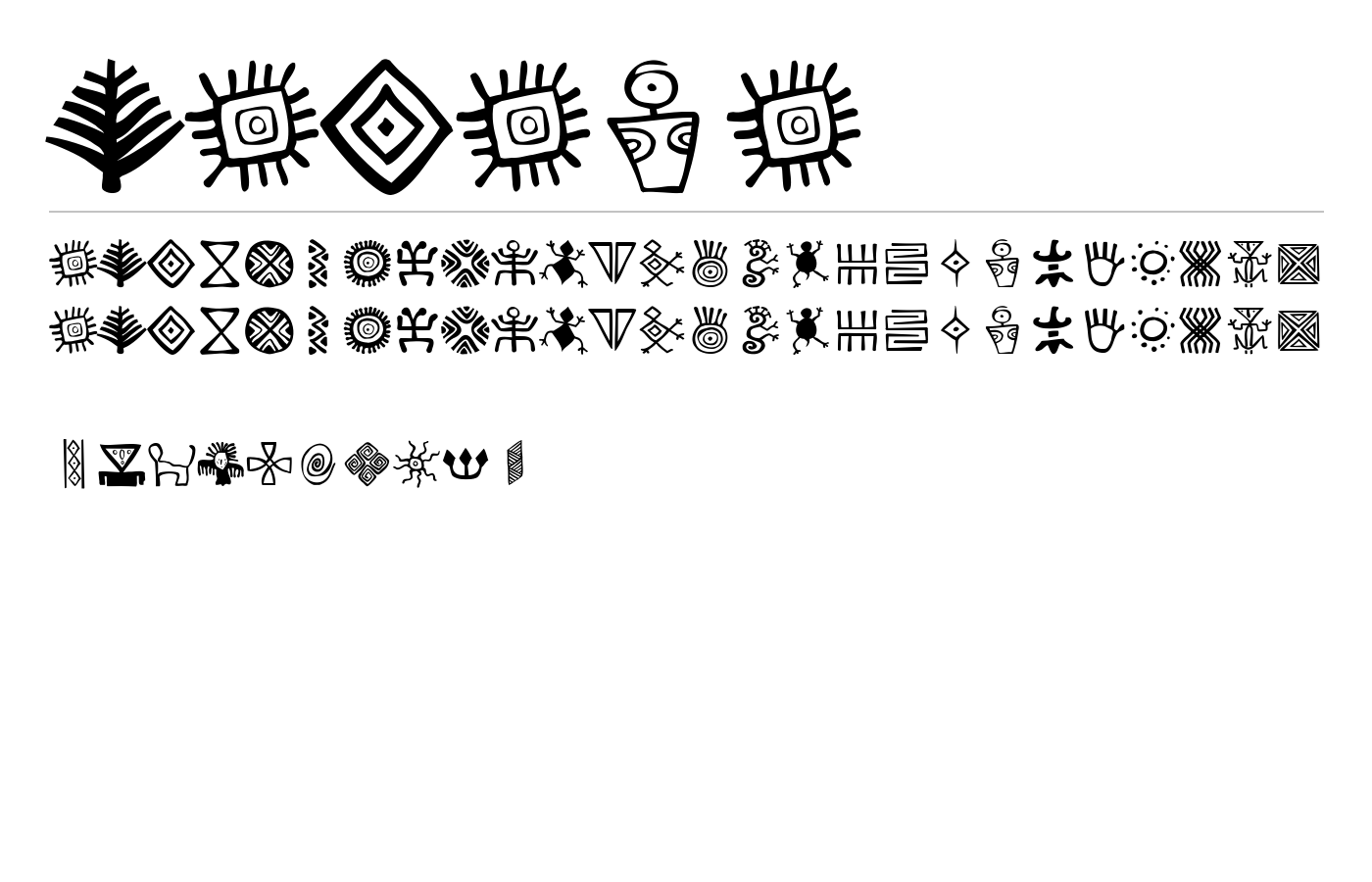 Bacata Font preview