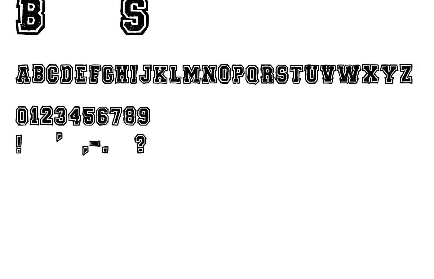 Back to School Font preview