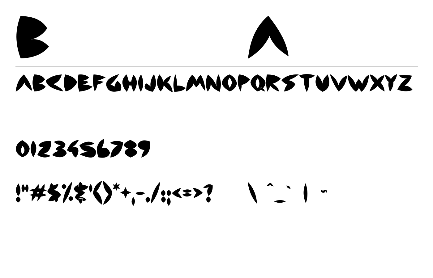 Backside Air Font preview