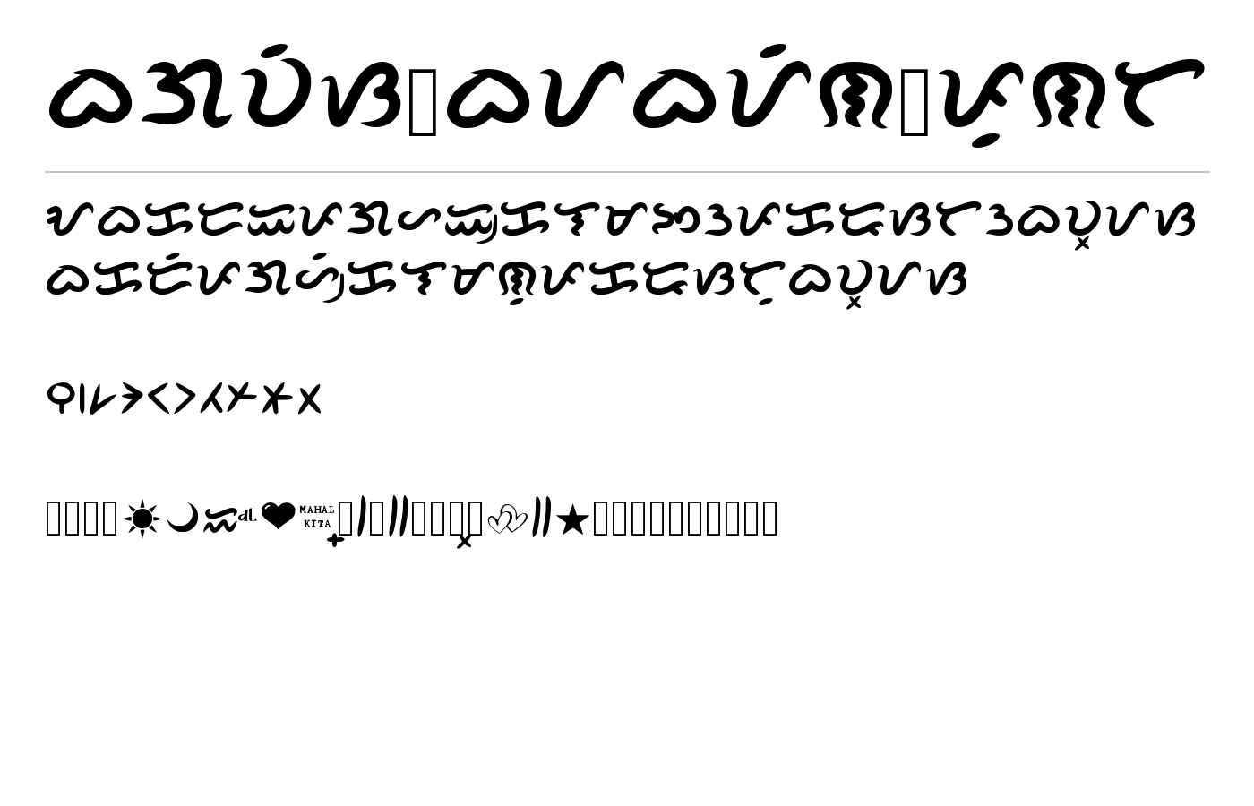 Bagwis_baybayin_font preview