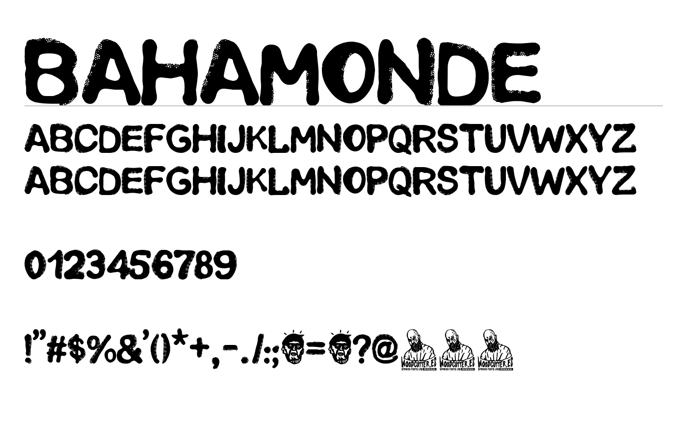 Bahamonde Font preview