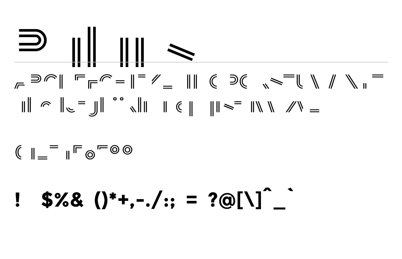 Balans Font preview