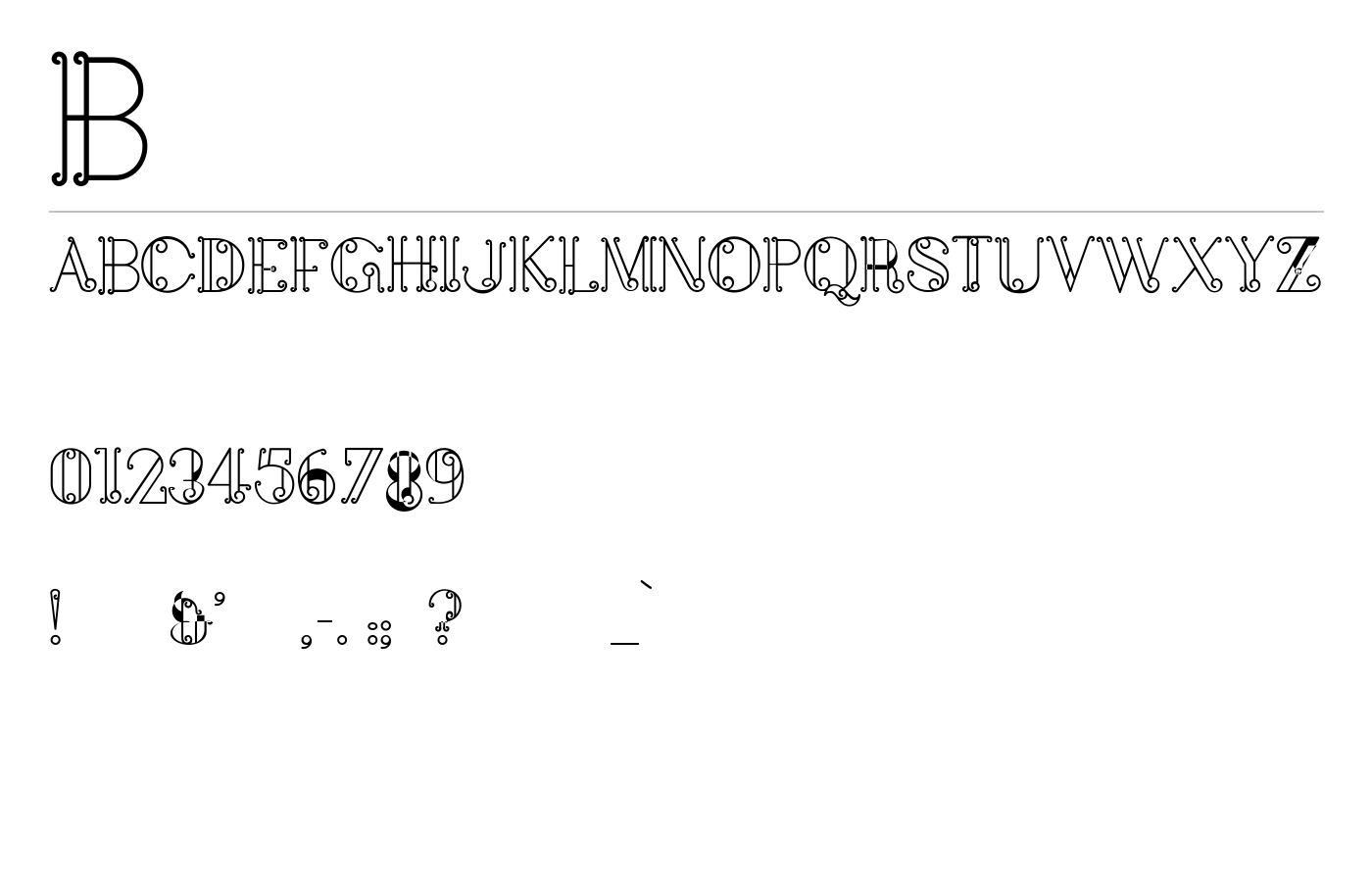 Balconalisbonne Font preview