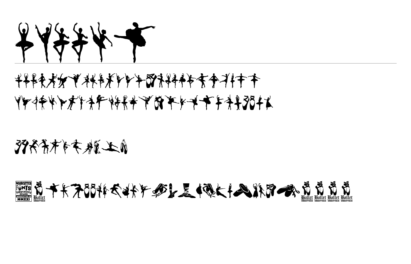 Ballet Font preview