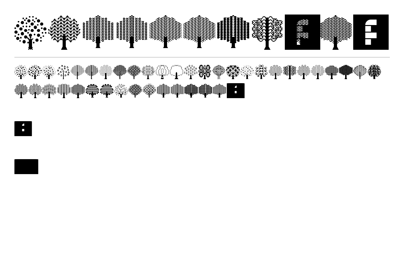 BalloonTrees Font preview